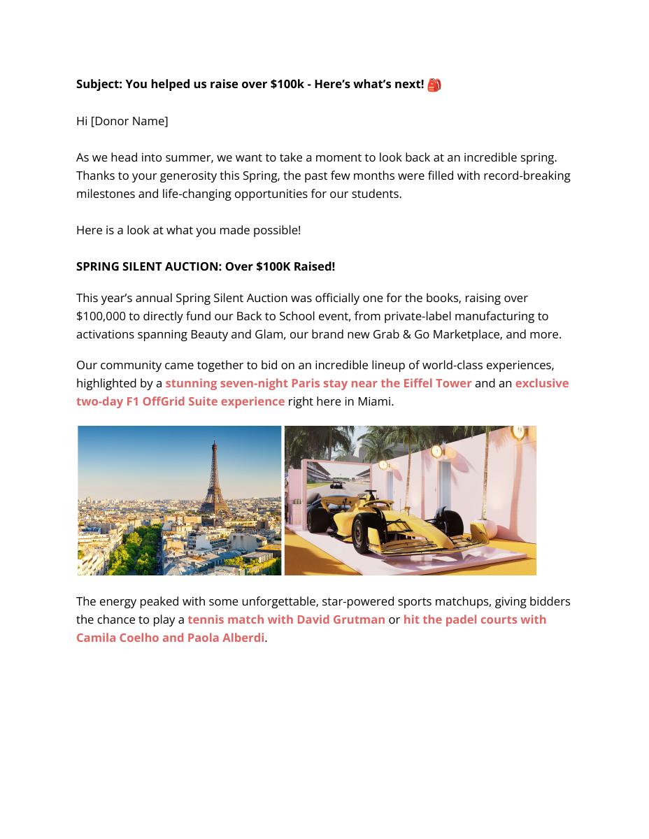 E-Newsletters & Digital Copywriting